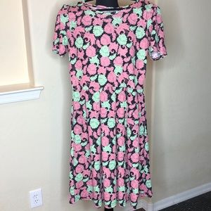 LuLaRoe Floral Amelia Dress